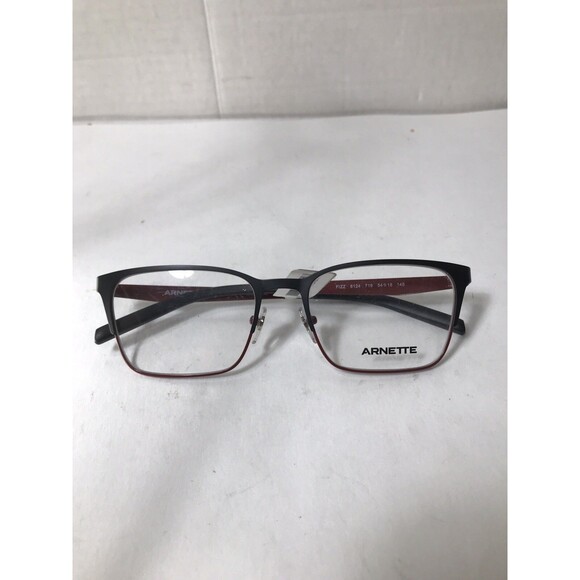 ARNETTE AN6124 719 Fizz Matte Black Red Men's Eyeglasses - Picture 1 of 7